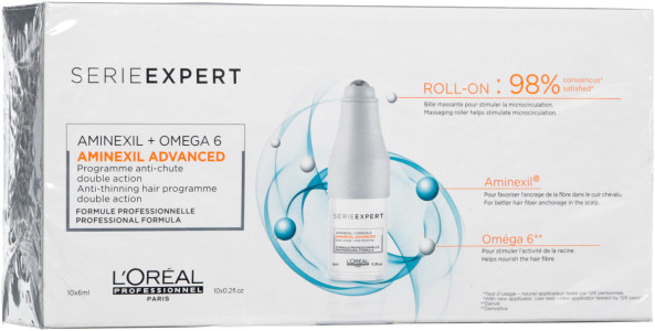 Средство против выпадения волос L`Oreal Professionnel Serie Expert Aminexil Advanced 10х6 мл