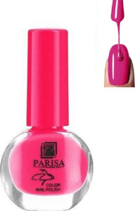 Лак для ногтей Parisa тон 62 розовый неон матовый 7 мл