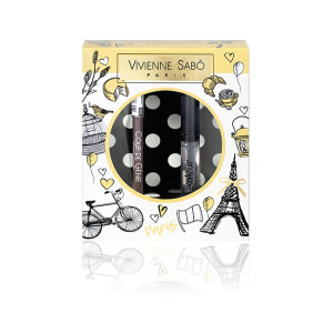 Подарочный набор Vivienne Sabo Карандаш для бровей Sabo Coup de Genie 001 + Гель для бровей Fixateur 02