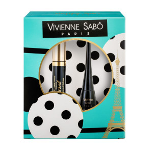 Подарочный набор Vivienne Sabo Тушь Cabaret тон 01и Подводка Charbon тон  01