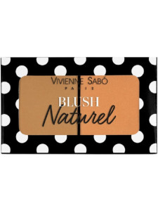 Палетка румян Vivienne Sabo Naturel  двойные тон 03 коричневый 6 гр - 1