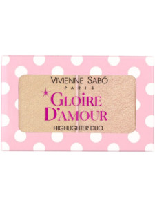 Палетка хайлайтеров Vivienne Sabo Gloire d'amour мини тон 01 светло-розовый 6 гр - 1