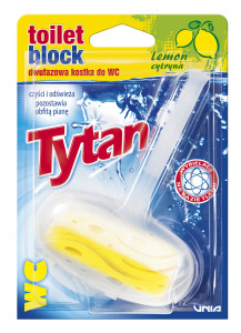 Туалетный блок Tytan с ароматом лимона 40 гр