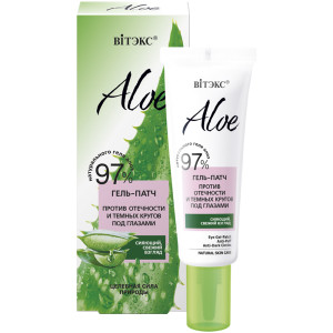 Патчи Витэкс Aloe от отечности и темных кругов под глазами гель-патчи 30 мл