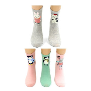 Носки Hobby Line женские Зверята 36-40 см
