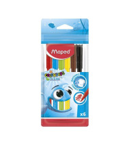 Фломастеры Maped COLOR'PEPS OCEAN 6 цветов