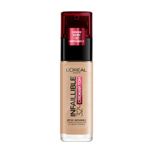 Тональный крем L`Oreal Paris Infaillible Свежий тон 24ч Стойкий оттенок 145 Бежево-розовый 30 мл - 1