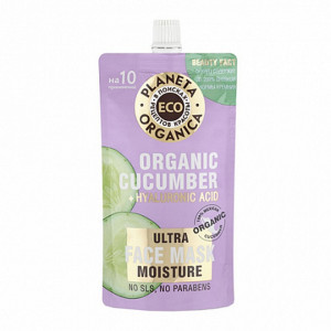 Маска для лица Planeta Organica ECO Organic cucumber Увлажняющая 100 мл 100 мл