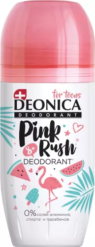 Дезодорант-ролик Deonica for teens Pink Rush,50 мл – 1