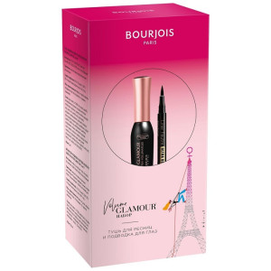 Подарочный набор Bourjois Тушь для ресниц Volume Glamour и подводка для глаз Feutre - 1