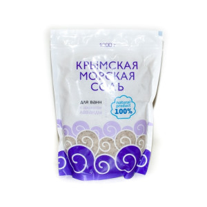 Соль д/ванн морская "Крымская" Лаванда 1200г