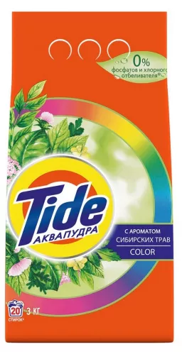 Стиральный порошок Tide Color Аквапудра Сибирские травы 3 кг – 1