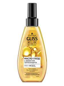 Масло для волос ГЛИСС КУР Oil Nutritive для всех типов волос, склонных к повреждению, защита от секущихся кончиков 150 мл - 1