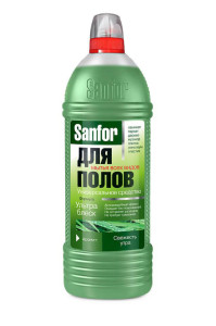 Моющее средство Sanfor Ультра блеск Свежесть утра Антимикробный эффект 1 л