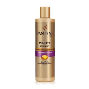 Шампунь для волос Pantene Minute Miracle Интенсивное питание для сухих или тусклых волос 270 мл