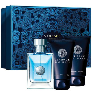 Подарочный набор Versace Pour Homme туалетная вода 30 мл, шампунь 50 мл