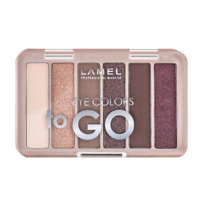 Палетка теней для век Lamel Insta Eye Colors to GO тон 403 Час золота 4 гр - 1