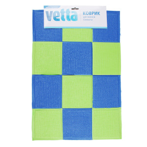 VETTA Коврик в ванну, ПВХ, 40x60см, квадраты, 3 цвета