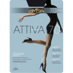 Колготки Omsa Attiva 70  Den цвет Nero размер 2