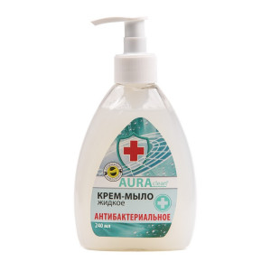 Крем-мыло жидкое Aura Derma Protect Антибактериальное 2 в1 250 мл