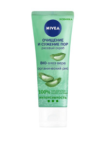 NIVEA Скраб Рисовый Очищение/Сужение пор с алоэ