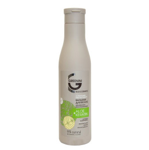 Бальзам для волос Greenini Aloe&Keratin Кератиновое восстановление 250 мл