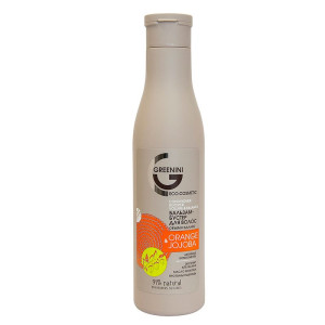 Бальзам для волос Greenini Orange&Jojoba Объём и баланс 250 мл