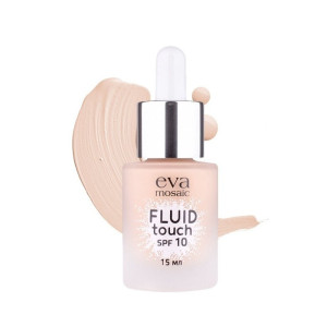 Тональный крем-флюид Eva Mosaic Fluid Touch тон 02 Светло-бежевый 15 мл