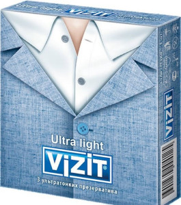 Презервативы Vizit Ultra light 3 шт