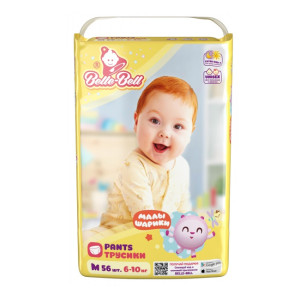 Belle-Bell Трисики extra dry M (56 шт)