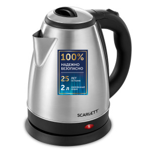 Чайник Scarlett сталь SC-EK21S24 1800 Вт 2 л - 1
