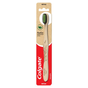 Зубная щетка Colgate Бамбук Древесный уголь мягкая - 1