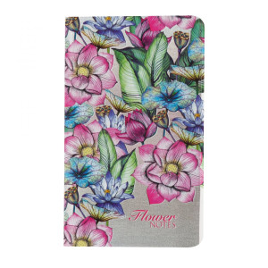 BL A6/50 Блокнот голограмма "Flower Notes" оранж.