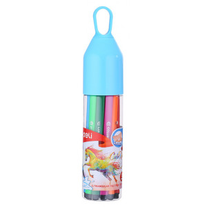 FL EC10506 DELI Фломастеры 12цв "ColoRun" туба