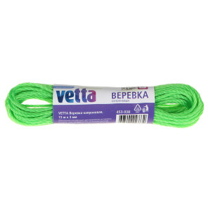 VETTA Веревка капроновая, 15м x 3мм