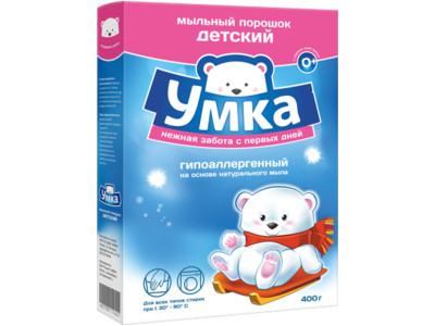 Стиральный порошок Умка для детского белья улучшенная формула 400 г
