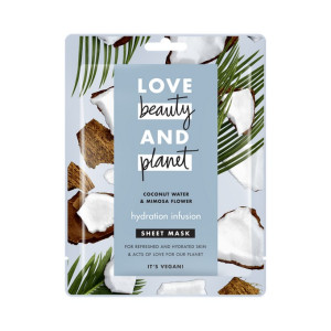 Маска для лица Love, Beauty & Planet Волна увлажнения тканевая