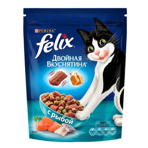 FELIX Двойной Вкус Рыба 300г