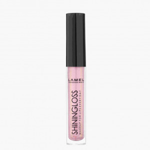 Блеск для губ Lamel Basic Shining Gloss тон 401 Сияющий лед 3.5 мл - 1