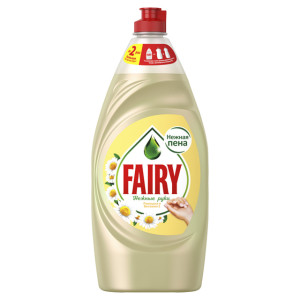 Средство для мытья посуды Fairy Нежные руки Ромашка и витамин E 900 мл
