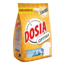 Стиральный порошок Dosia Optima Альпийская свежесть 4 кг
