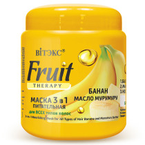 Маска для волос Витэкс Fruit Therapy Питательная Банан и масло мурумуру 450 мл