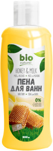 Пена для ванны Bio Naturell Мёд и молоко 1000 мл
