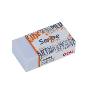 LA E3041 DELI Ластик "Scribe Plus" 40*22*12мм