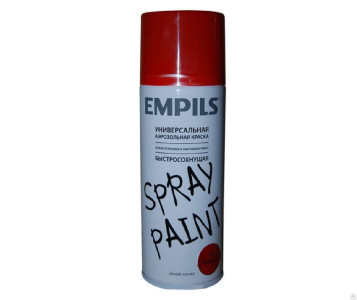 Краска Empils аэрозольная для внутренних и наружных работ, быстросохнущая, универсальная RAL 3005 винно-красная 425 мл