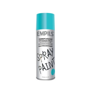 Краска Empils аэрозольная для внутренних и наружных работ, быстросохнущая, универсальная RAL 5012 светло-голубая 425 мл