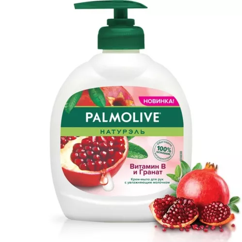Мыло жидкое Palmolive Натурэль Витамин В-гранат 300 мл – 1