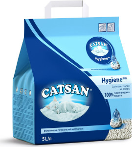 Наполнитель впитывающий Catsan 5 л