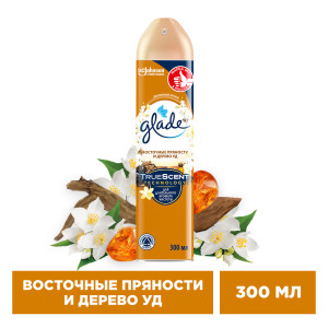 Освежитель воздуха Glade Восточные пряности и дерево уд 300 мл - 1