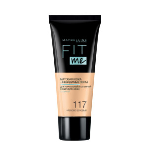 Тональный крем Maybelline New York Fit Me оттенок 117 Кремово-бежевый 30 мл - 1